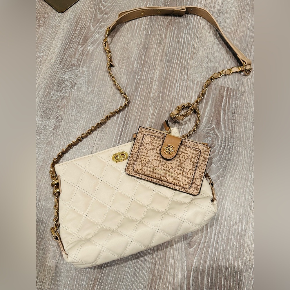 Crossbody purse and wallet set